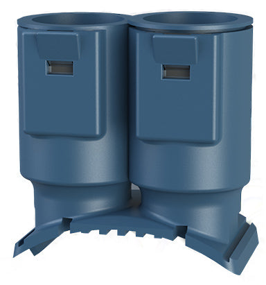 2stúta steypu dós 2X16/20 ETM683S. Vörunúmer 1200463